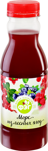 Морс ФЭГ из лесных ягод, 400мл