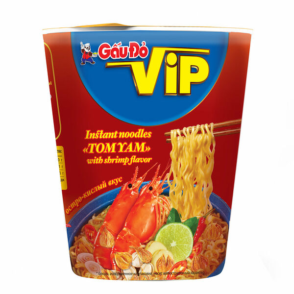 Лапша - том ям со вкусом креветки ТМ GauDo (ГауДу)