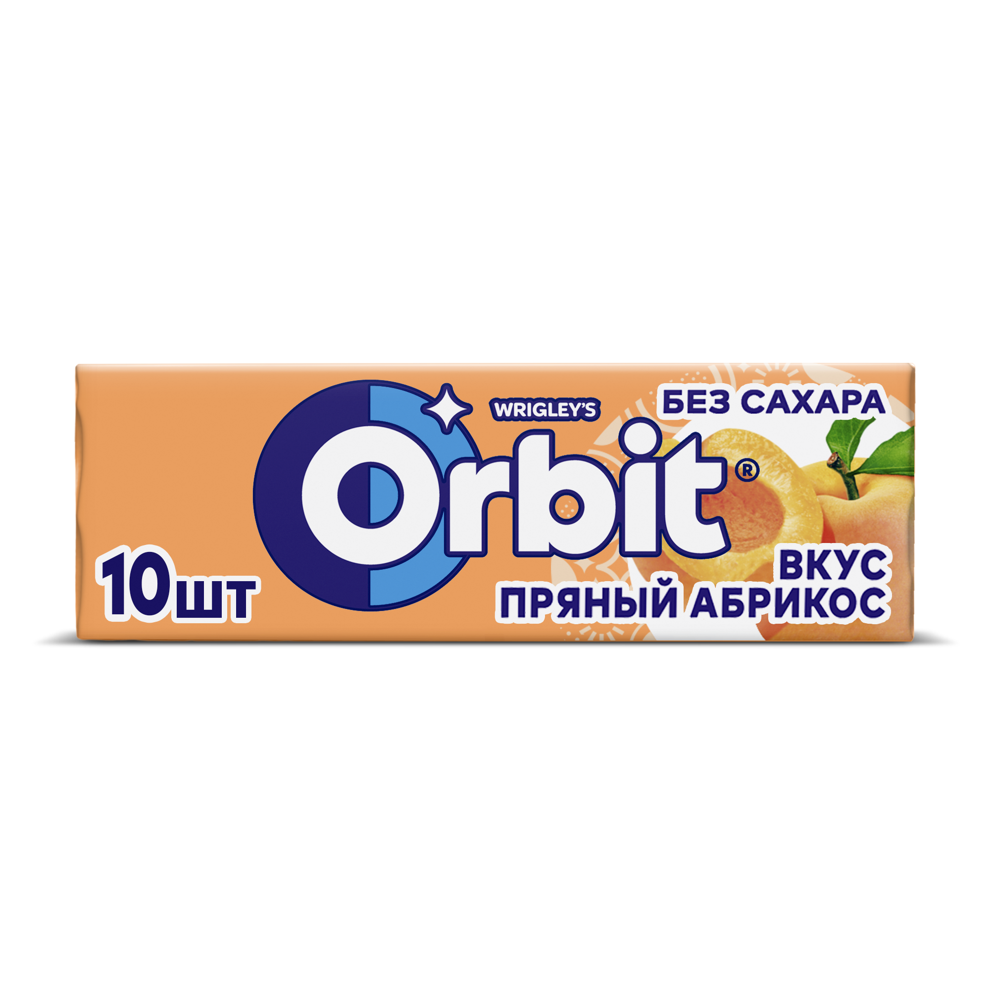 

Жевательная резинка Orbit Пряный абрикос без сахара 13.6 г