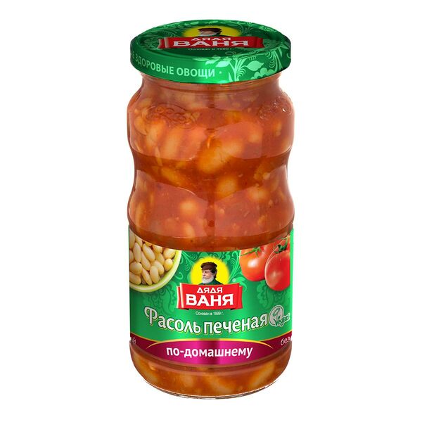 Фасоль Дядя Ваня печеная по-домашнему 480г