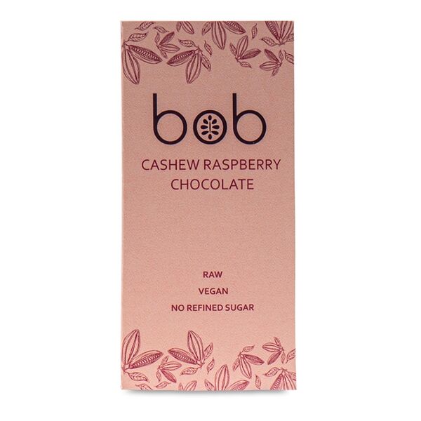 Шоколад малиновый на кешью и зеленой гречке BOB