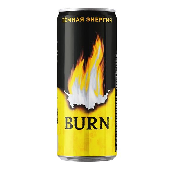 Энергетик Burn Тёмная энергия безалкогольный газированный, 250 мл
