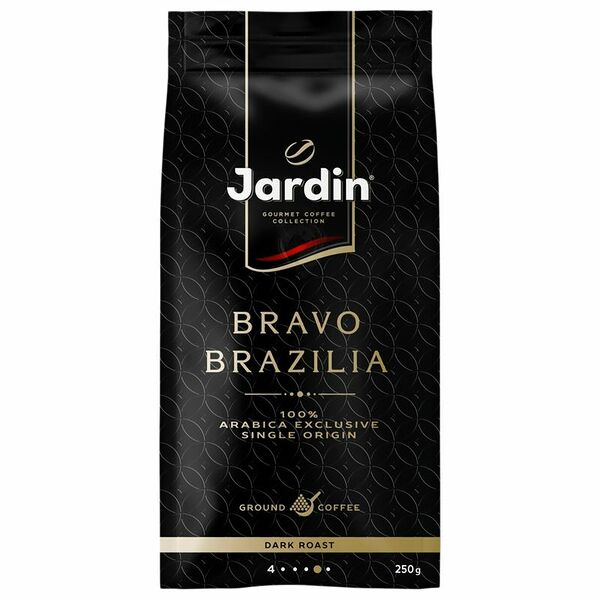 Кофе молотый JARDIN Bravo Brazilia жареный