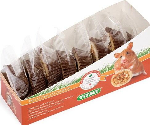 TiTBiT Тарталетки для хомяков кабачок/фундук 1 шт.