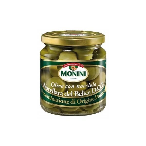Оливки  зеленые Monini D.O.P. без косточки