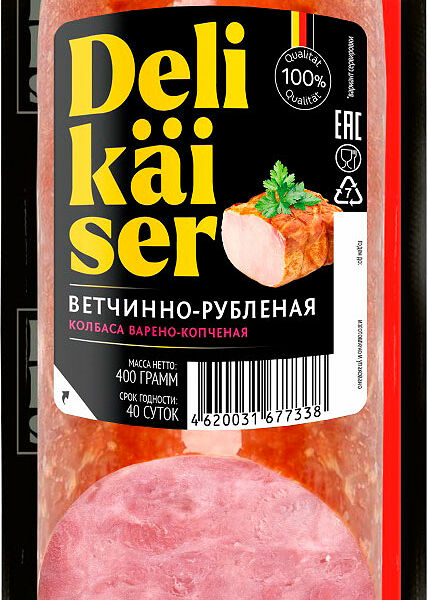 Колбаса Delikaiser Ветчинно-рубленая 400 г