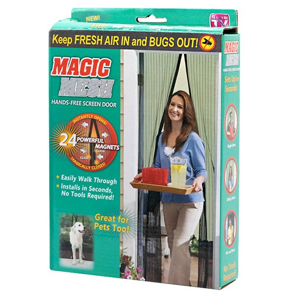 Сетка антимоскитная на магнитах, 210х100см, белая