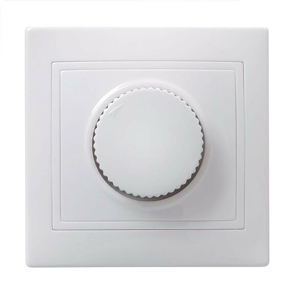 Диммер Кварта поворотный ИЭК белый