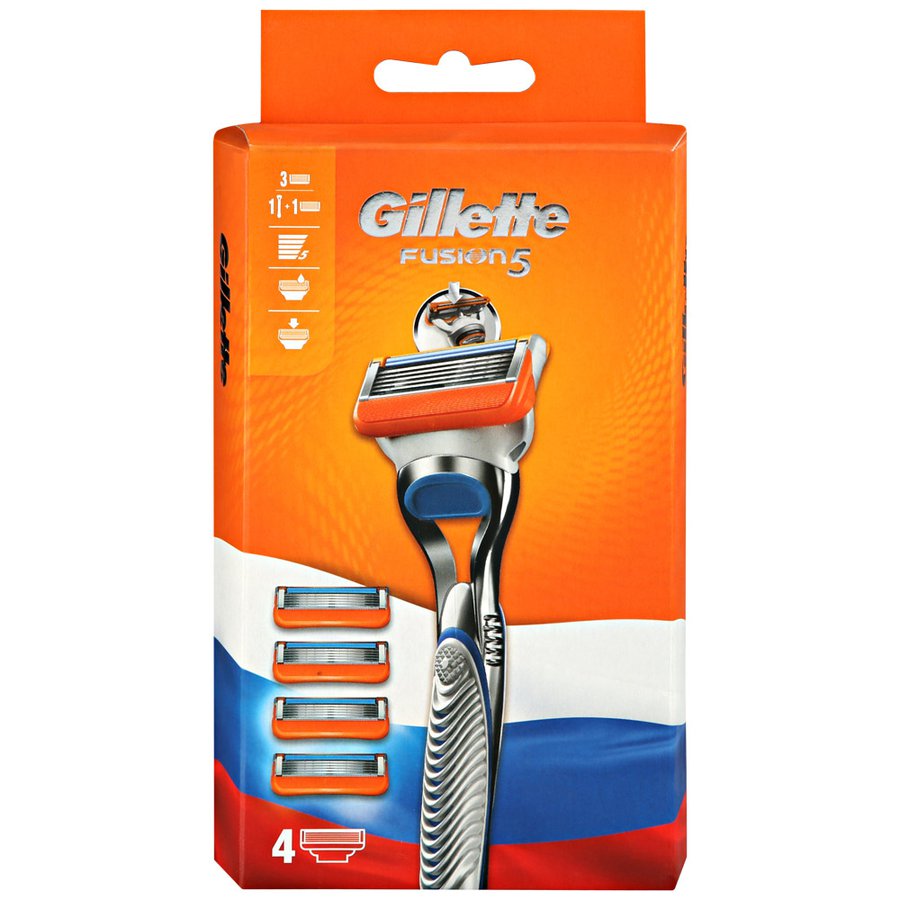 

Станок для бритья Gillette Fusion со сменными кассетами