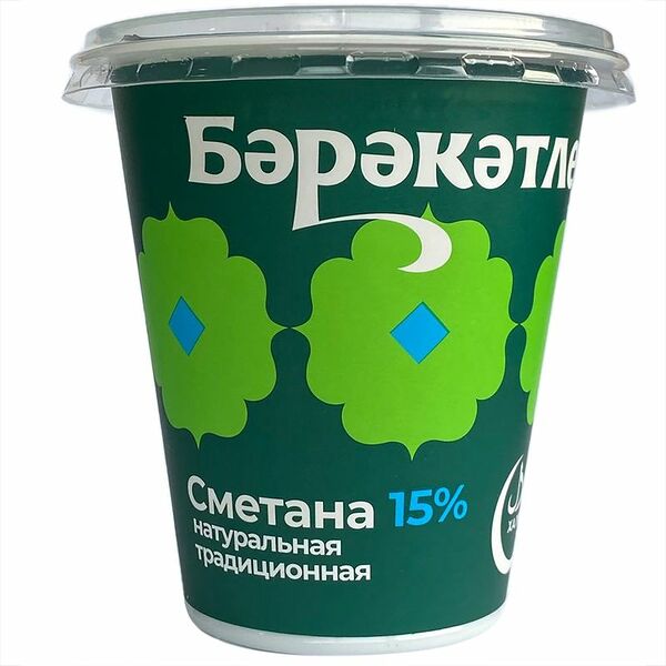 Сметана Бэрэкэтле 15%