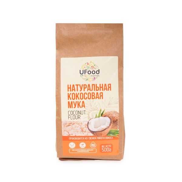 Мука Ufood кокосовая 500 г Россия
