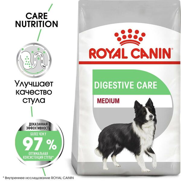 Royal Canin Medium Digestive Care для собак средних пород с чувствительной пищеварительной системой Курица