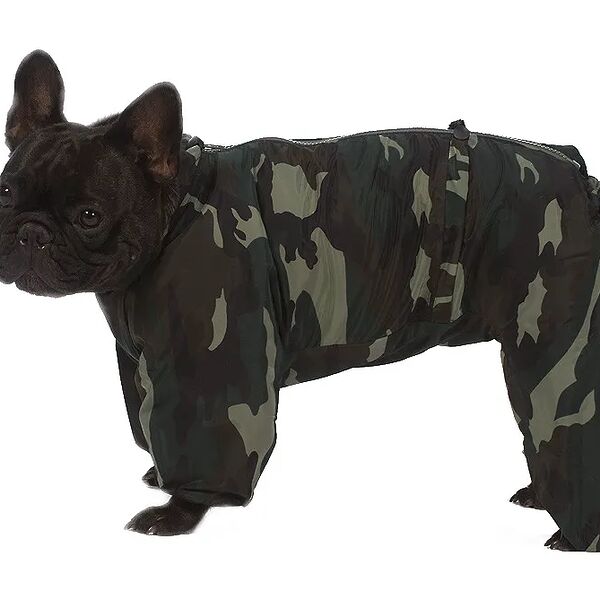 Комбинезон холодный для собак Ши-тцу L камуфляж (мальчик)