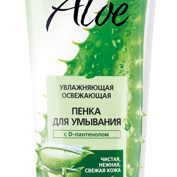 Пенка для умывания Витэкс Aloe 97% с D-пантенолом увлажняющая освежающая
