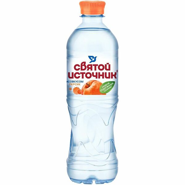 Напиток Святой Источник со вкусом персика негазированный 0.5л