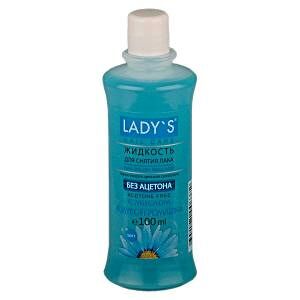 Жидкость д/снятия лака 100мл без ацетона с маслом голубой ромашки