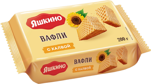 Вафли Яшкино с халвой, 200 г