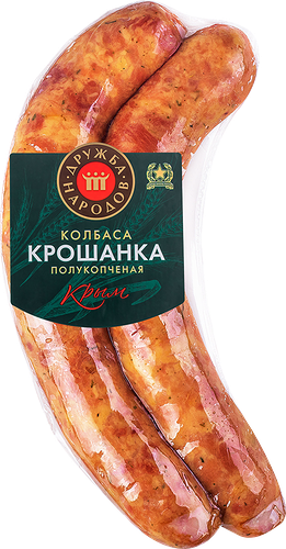 Колбаса ДРУЖБА НАРОДОВ Крошанка п/к 1с н/о в/у вес до 900г
