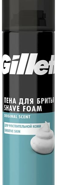 Пена для бритья Gillette Sensitive Skin 200мл