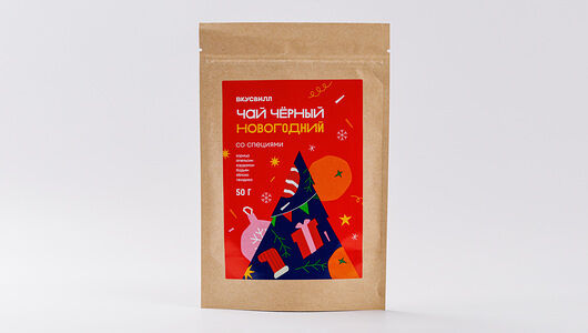 Чай черный Новогодний со специями