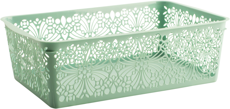 

Корзинка универсальная Эконова Floral 1 шт. цвет в ассортименте