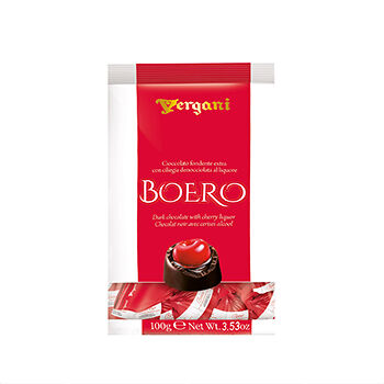 Конфеты Vergani BOERO Вишня в шоколаде 100г Италия
