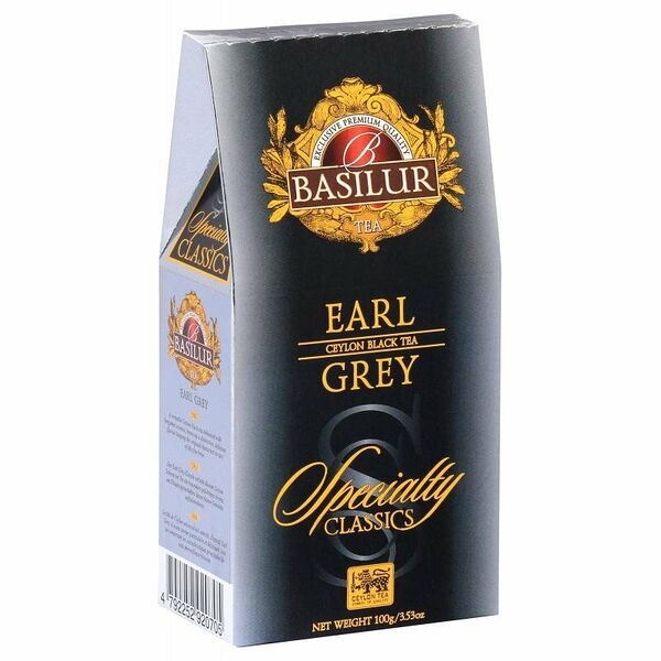 Чай черный Basilur Earl Grey листовой с бергамотом