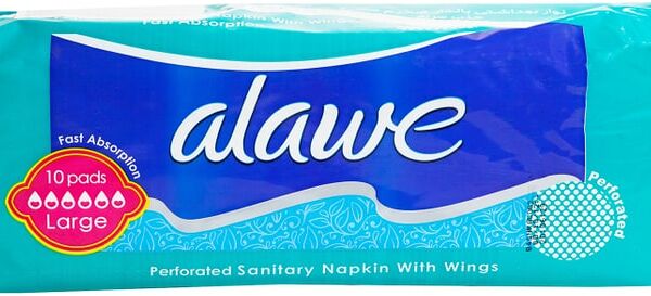 Прокладки Alawe Fast Absorption Perforated Large 10шт