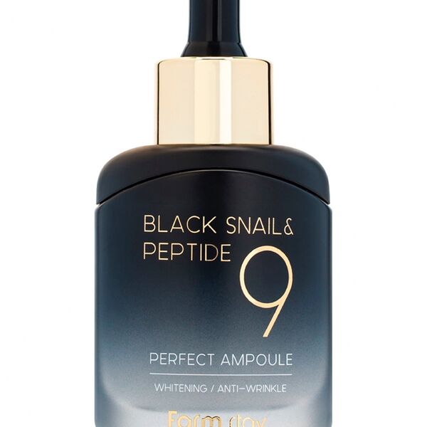 Сыворотка для лица омолаживающая FarmStay с черной улиткой и пептидами