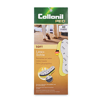 Стелька Collonil Soft мягкая из пористого латекса с покрытием из натурального хлопка размер 40