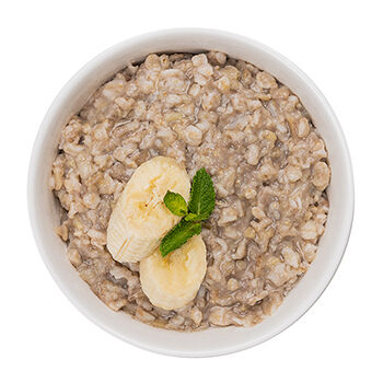 Каша овсяная Азбука Life на воде с бананом без сахара