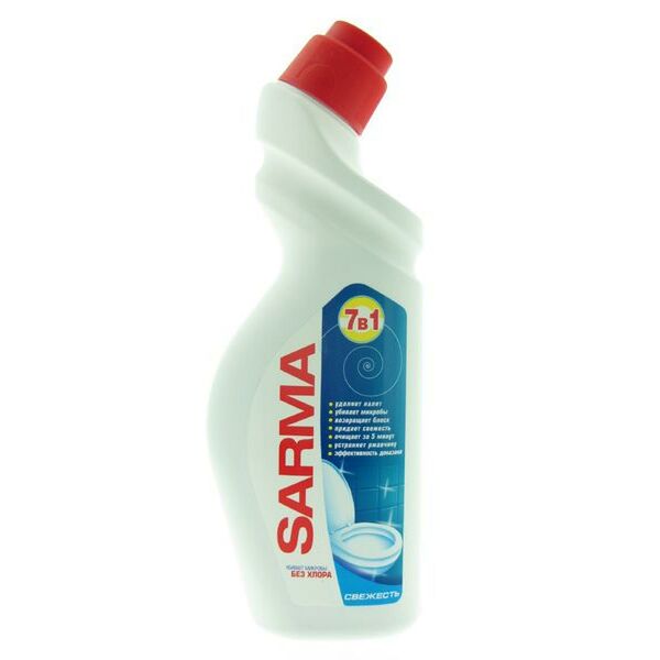 Чистящее средство Sarma для туалета антиржавчина