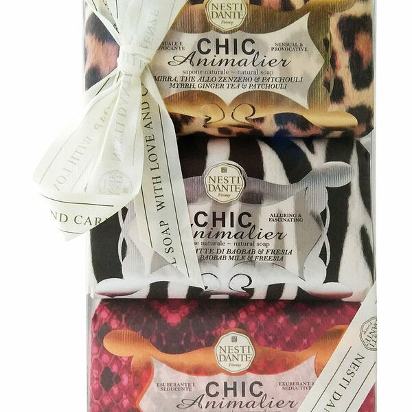 Nesti Dante набор мыла Chic Animalier 250 г 3 шт
