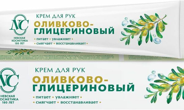 Крем для рук Невская косметика оливково-глицериновый, 50 мл