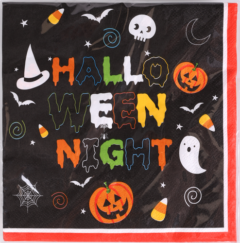 

Салфетки бумажные HOMECLUB Хэллоуин 33х33см, 16шт