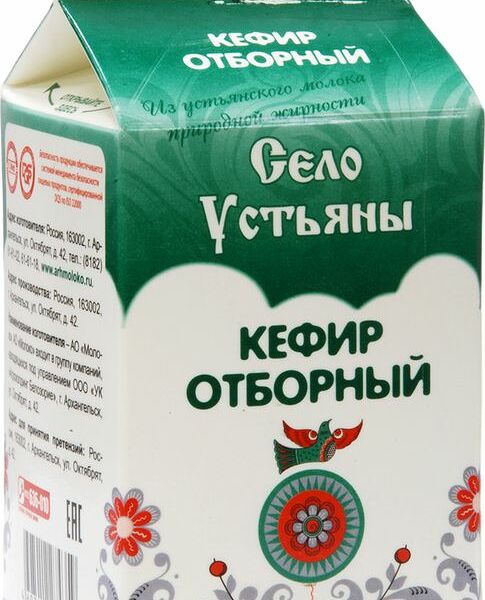 Кефир Село Устьяны отборный 3.4-4.5% 450г