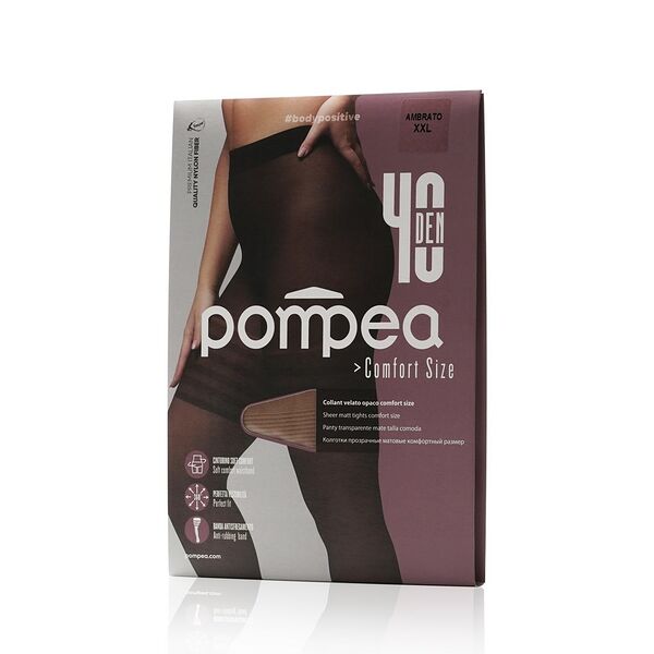 Колготки женские Pompea Comfort 40 Den Polvere dorata, XXL