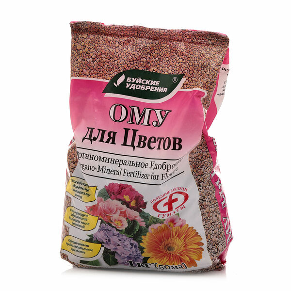 Удобрение органоминеральное Универсальное для цветов ТМ Буйские удобрения