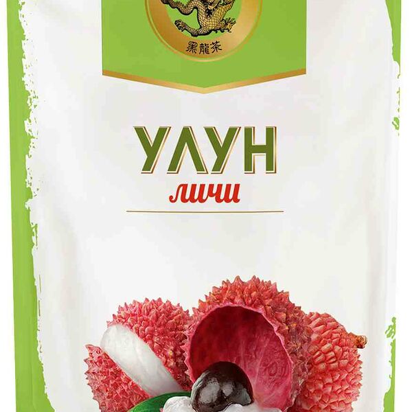 Чай зелёный Black Dragon Улун с личи