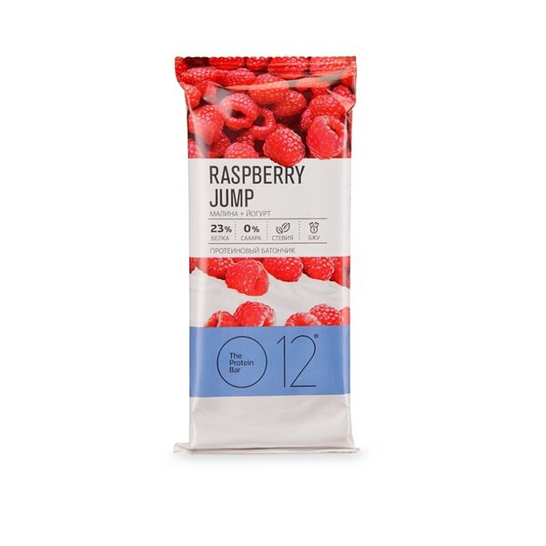 Батончик протеиновый О12 вафельный Малина-Йогурт