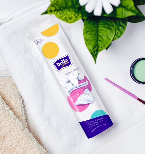 

Ватные диски Bella Cotton круглые 120 шт.