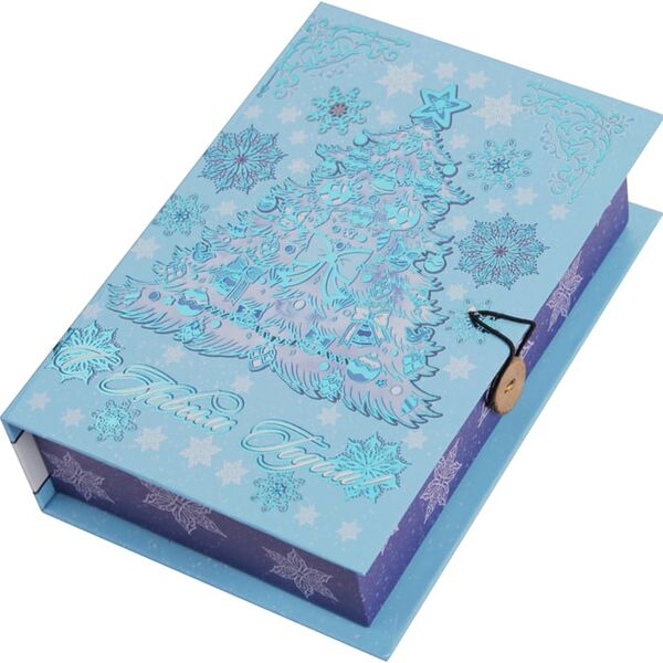Коробка подарочная Magic Pack Елочка в голубом Размер S 18*12*5см