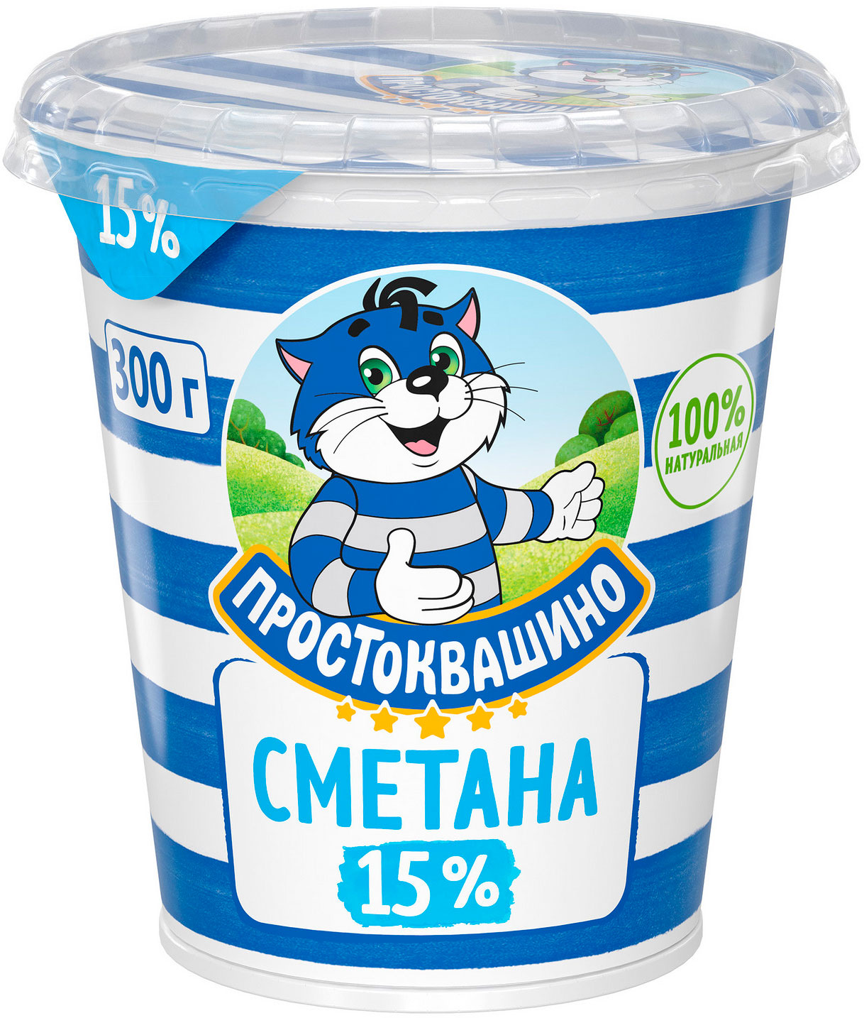 

Сметана Простоквашино 15%