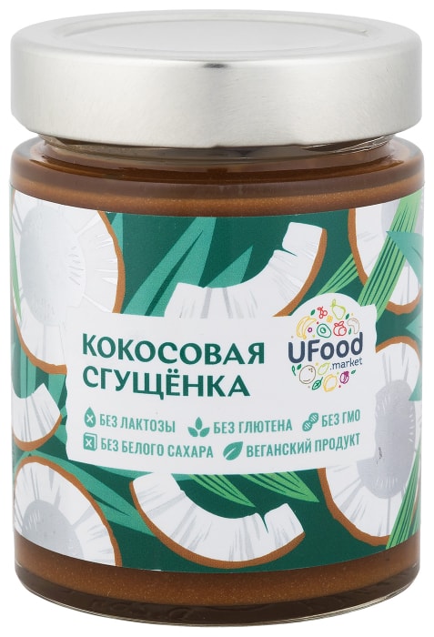 

Растительная сгущенка Ufood кокосовая