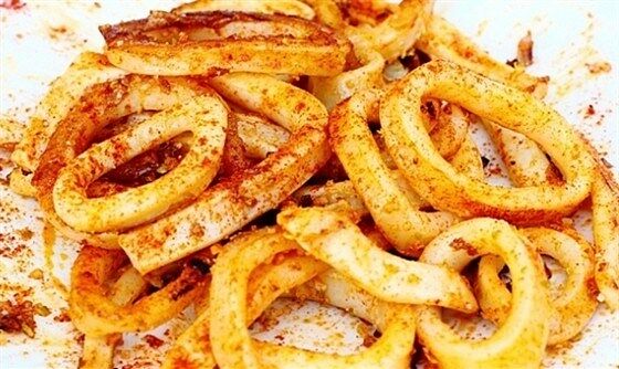 Кольца вяленого Кальмара с паприкой Наша рыбка вес