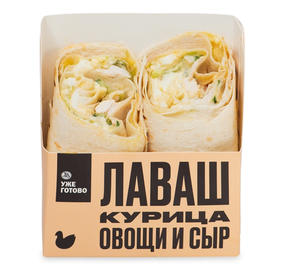 

Лаваш с курицей и мягким сыром