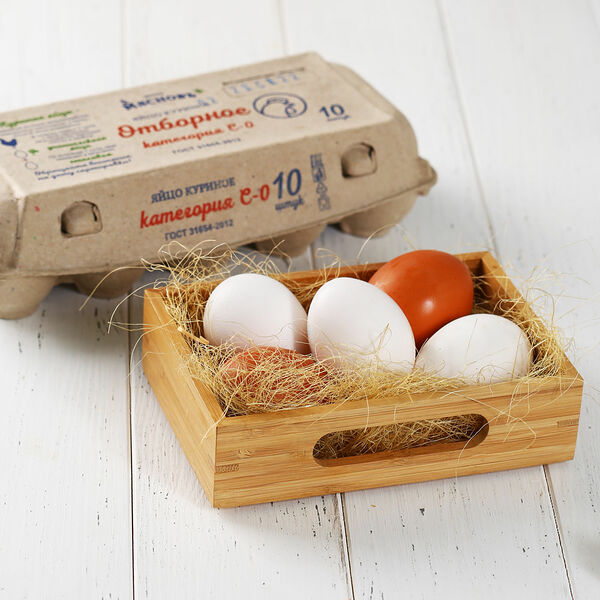 Яйца куриные столовые отборные МясновЪ Ферма 10 шт