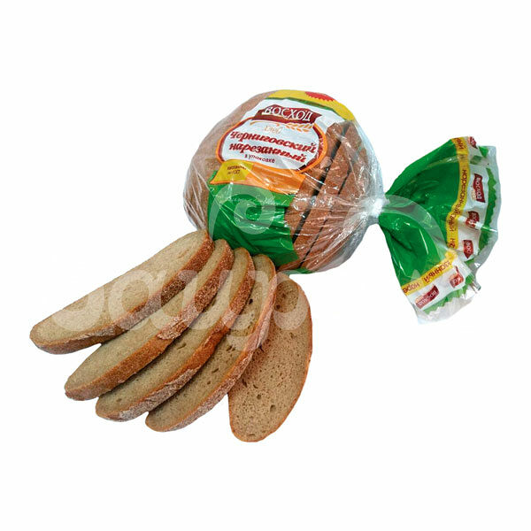 Хлеб Черниговский 500гр Подовый Нарезка Восход упак