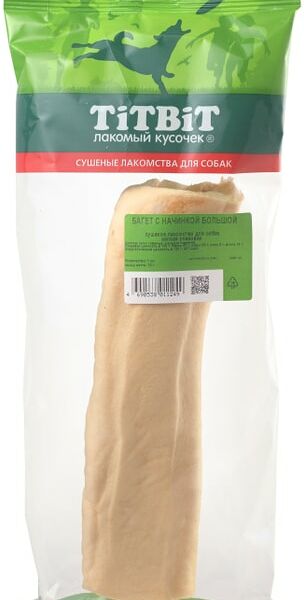 Лакомство для собак TiTBiT Багет с начинкой 70г