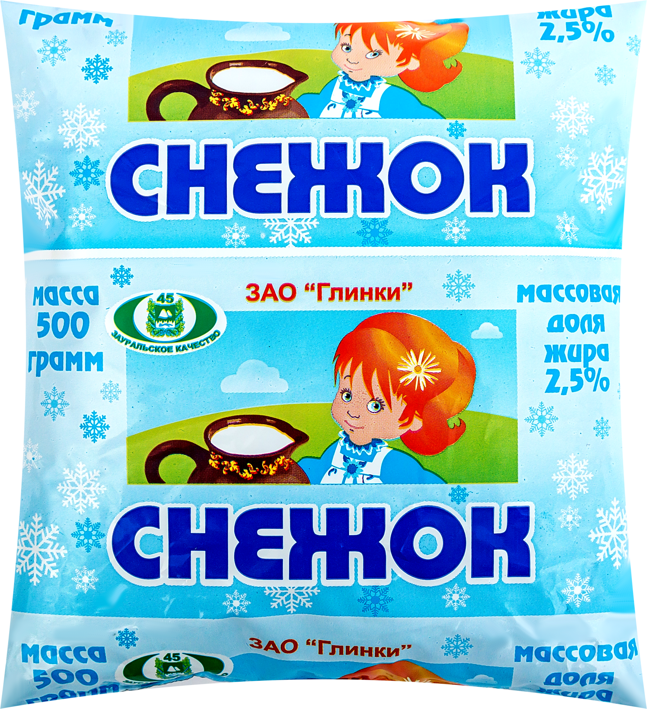 

Снежок Глинки с сахаром 2,5%, без змж, 500 г